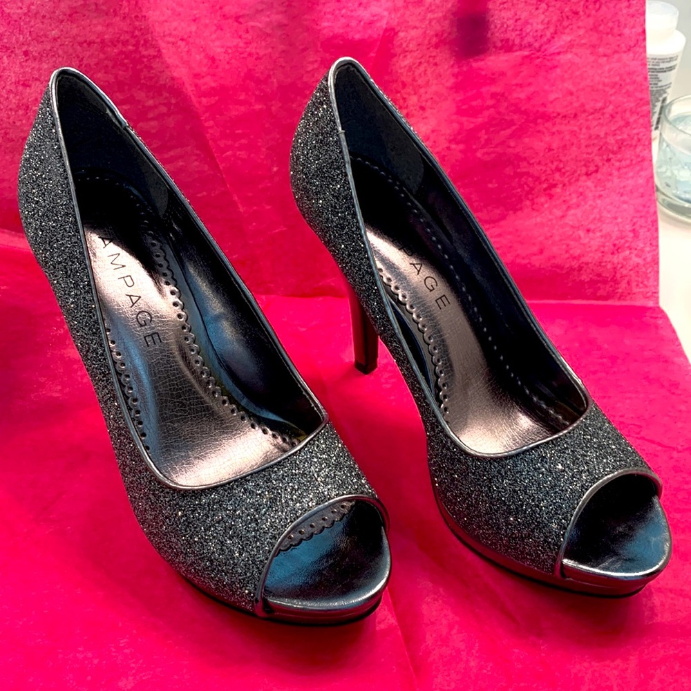Rampage Gracee pewter spark RX5050 6.5 M shoes.